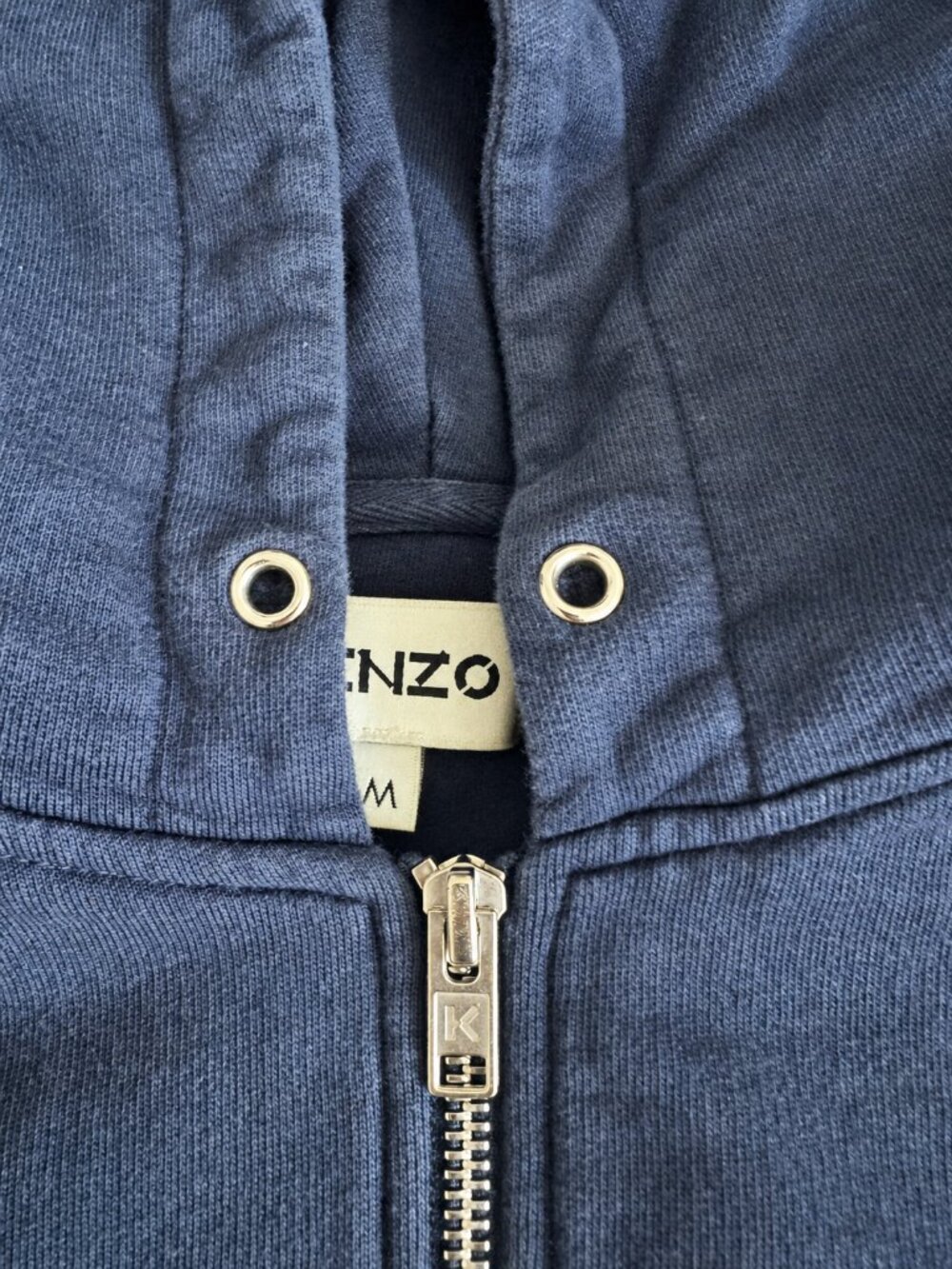 Kenzo Navy Tiger Logo Zip Hoodie - Picture 3 of 4
